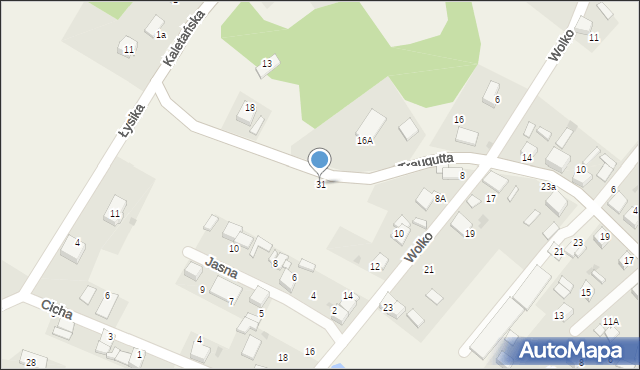 Boruszowice, Traugutta Romualda, gen., 31, mapa Boruszowice