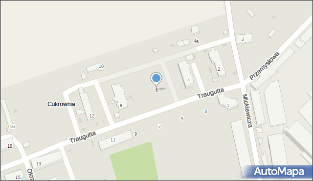 Brześć Kujawski, Traugutta Romualda, gen., 6, mapa Brześć Kujawski