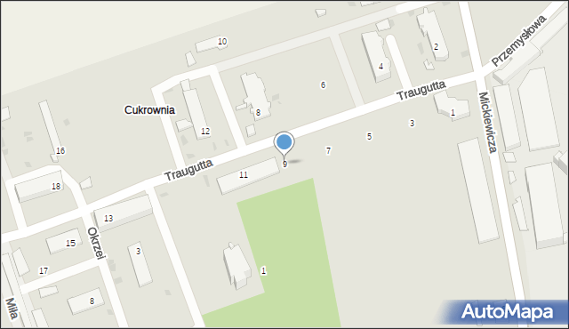 Brześć Kujawski, Traugutta Romualda, gen., 9, mapa Brześć Kujawski