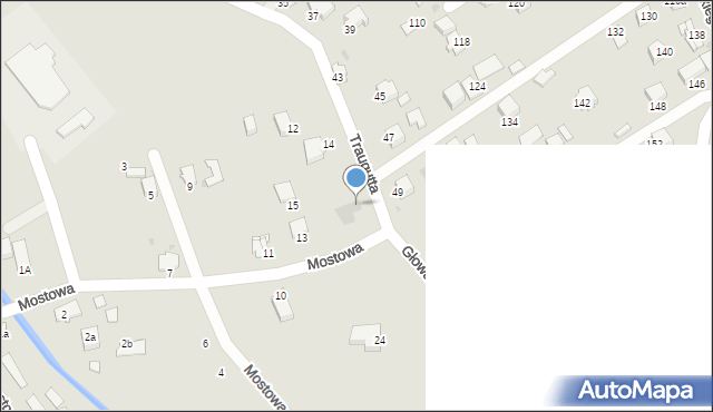 Brzozów, Traugutta Romualda, gen., 18, mapa Brzozów