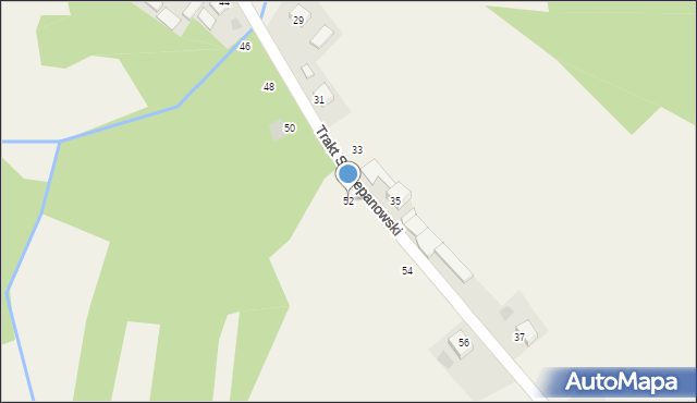 Bucze, Trakt Szczepanowski, 52, mapa Bucze