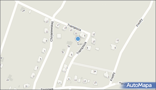 Bytom, Trampisza Kazimierza, 7, mapa Bytomia