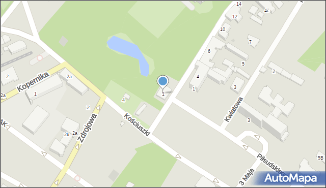 Ciechocinek, Traugutta Romualda, gen., 1, mapa Ciechocinek