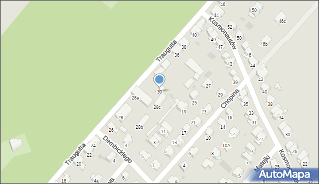 Ciechocinek, Traugutta Romualda, gen., 30, mapa Ciechocinek