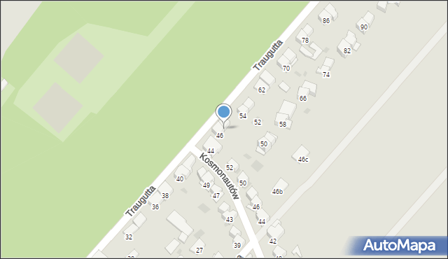 Ciechocinek, Traugutta Romualda, gen., 48, mapa Ciechocinek