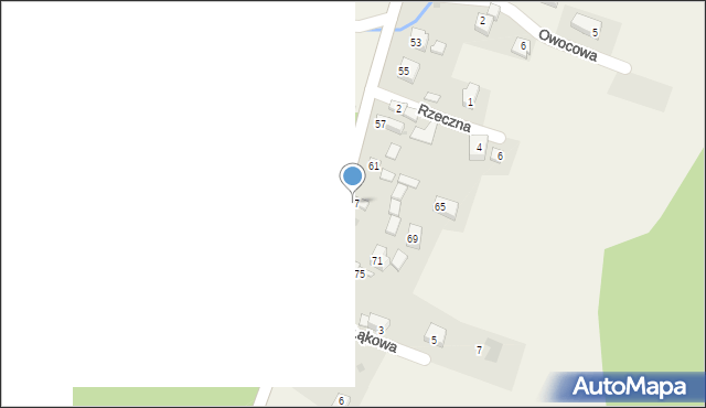 Cisiec, Trakt Cesarski, 67, mapa Cisiec