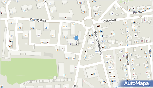 Czeladź, Trznadla Stanisława, 2, mapa Czeladź