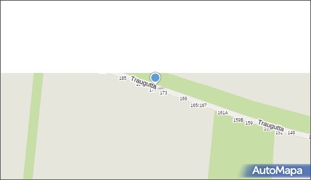 Częstochowa, Traugutta Romualda, gen., 175, mapa Częstochowy