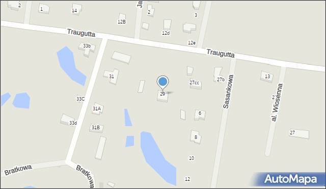 Człuchów, Traugutta Romualda, gen., 29, mapa Człuchów