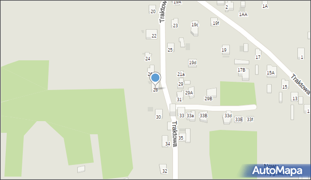 Dąbrowa Górnicza, Traktowa, 28, mapa Dąbrowa Górnicza