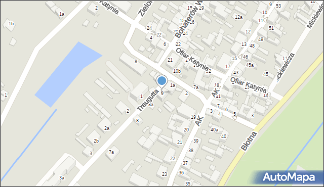 Dobra, Traugutta Romualda, gen., 9, mapa Dobra