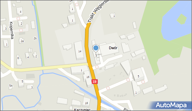 Dukla, Trakt Węgierski, 3, mapa Dukla