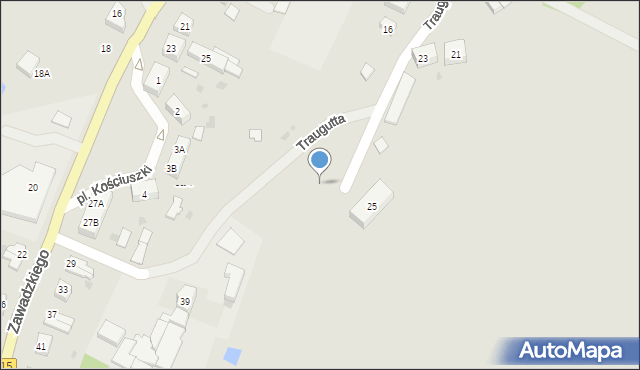 Dzierzgoń, Traugutta Romualda, gen., 18, mapa Dzierzgoń