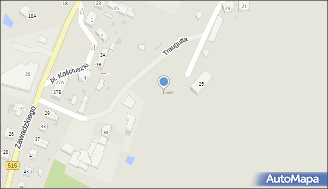 Dzierzgoń, Traugutta Romualda, gen., 20, mapa Dzierzgoń