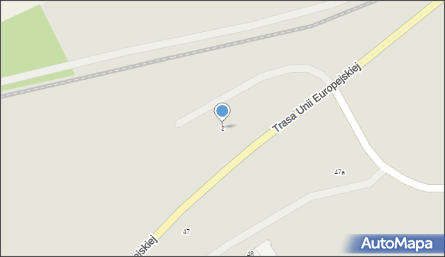 Elbląg, Trasa Unii Europejskiej, 2, mapa Elbląga