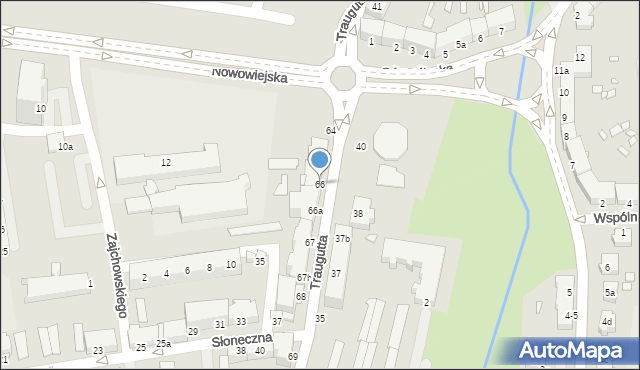 Elbląg, Traugutta Romualda, gen., 66, mapa Elbląga