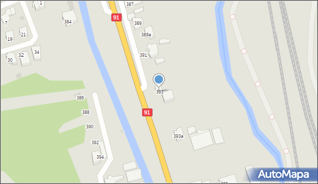 Gdańsk, Trakt Świętego Wojciecha, 393, mapa Gdańska