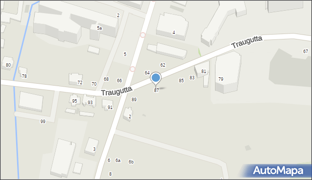 Gdańsk, Traugutta Romualda, gen., 87, mapa Gdańska