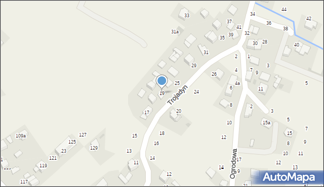 Giebułtów, Trojadyn, 19, mapa Giebułtów