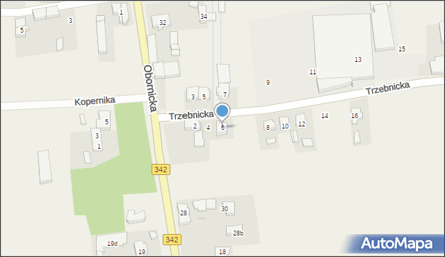 Golędzinów, Trzebnicka, 6, mapa Golędzinów