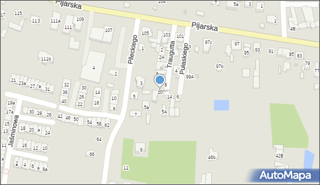 Góra Kalwaria, Traugutta Romualda, gen., 10, mapa Góra Kalwaria