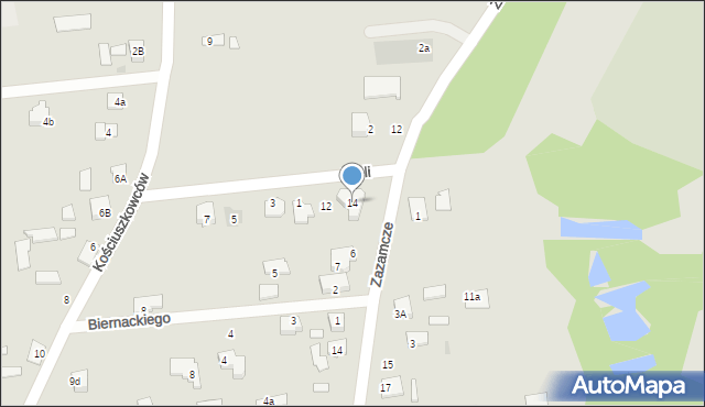 Gostynin, Treli Stanisława, 14, mapa Gostynin