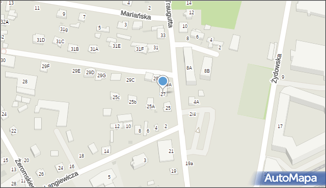 Grodzisk Mazowiecki, Traugutta Romualda, gen., 27, mapa Grodzisk Mazowiecki