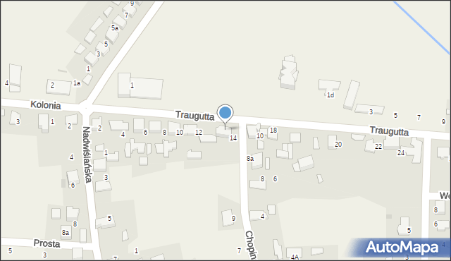 Gromiec, Traugutta Romualda, gen., 16, mapa Gromiec