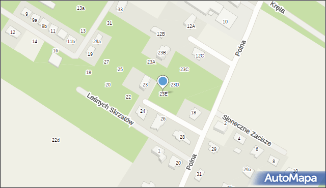 Henryków-Urocze, Trzech Brzózek, 23E, mapa Henryków-Urocze