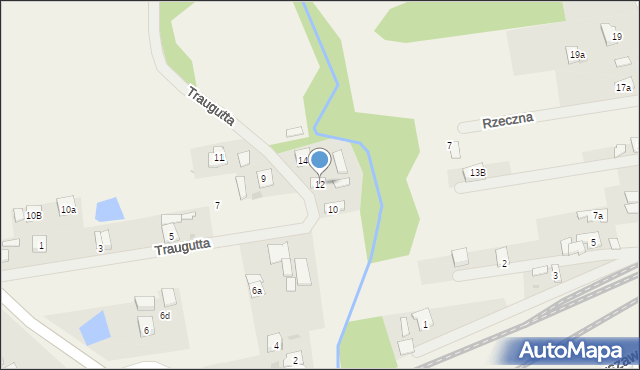 Jaktorów, Traugutta Romualda, gen., 12, mapa Jaktorów