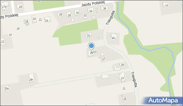 Jaktorów, Traugutta Romualda, gen., 29, mapa Jaktorów