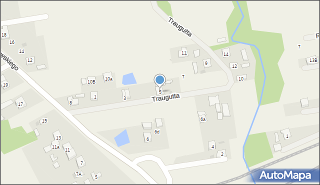 Jaktorów, Traugutta Romualda, gen., 5, mapa Jaktorów