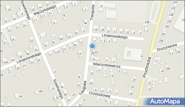 Jarosław, Traugutta Romualda, gen., 19, mapa Jarosławia