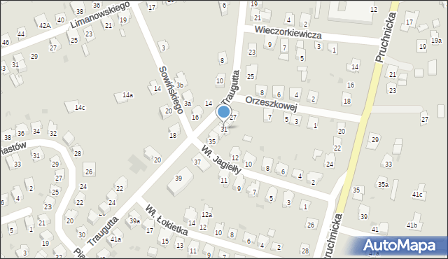 Jarosław, Traugutta Romualda, gen., 31, mapa Jarosławia