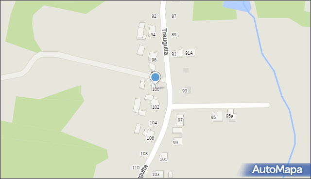 Jastrzębie-Zdrój, Traugutta Romualda, gen., 100, mapa Jastrzębie-Zdrój