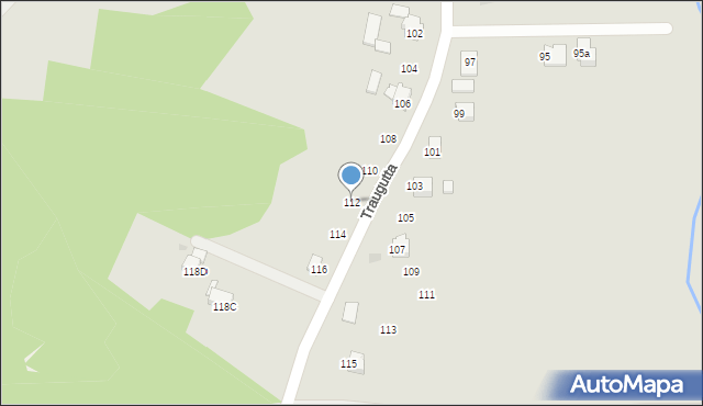 Jastrzębie-Zdrój, Traugutta Romualda, gen., 112, mapa Jastrzębie-Zdrój