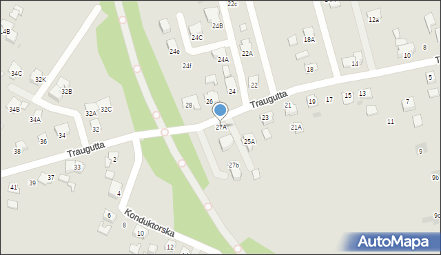 Jastrzębie-Zdrój, Traugutta Romualda, gen., 27A, mapa Jastrzębie-Zdrój