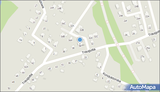 Jastrzębie-Zdrój, Traugutta Romualda, gen., 34, mapa Jastrzębie-Zdrój