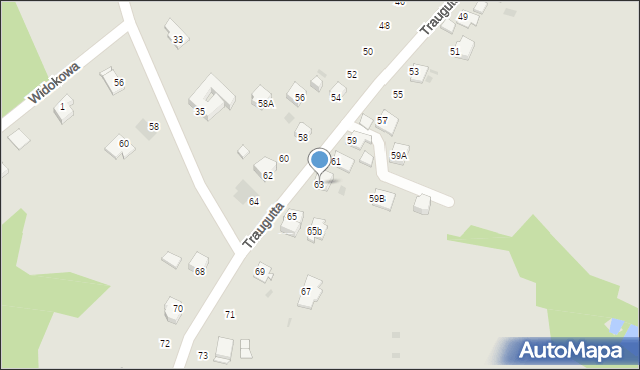 Jastrzębie-Zdrój, Traugutta Romualda, gen., 63, mapa Jastrzębie-Zdrój