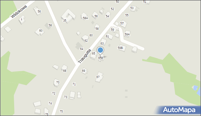 Jastrzębie-Zdrój, Traugutta Romualda, gen., 65b, mapa Jastrzębie-Zdrój