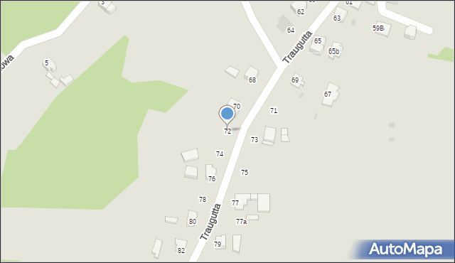 Jastrzębie-Zdrój, Traugutta Romualda, gen., 72, mapa Jastrzębie-Zdrój