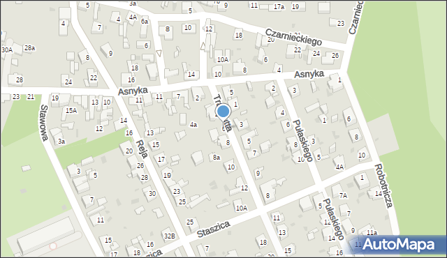 Jaworzno, Traugutta Romualda, gen., 6, mapa Jaworzno