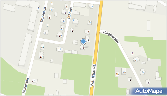 Kadzidło, Trasa Mazurska, 1, mapa Kadzidło