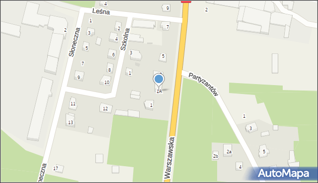 Kadzidło, Trasa Mazurska, 1A, mapa Kadzidło