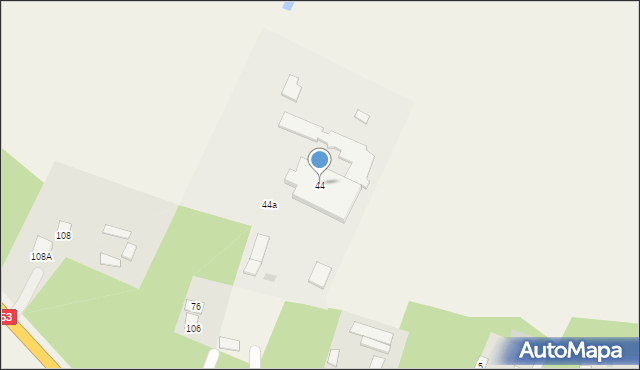 Kadzidło, Trasa Mazurska, 44, mapa Kadzidło