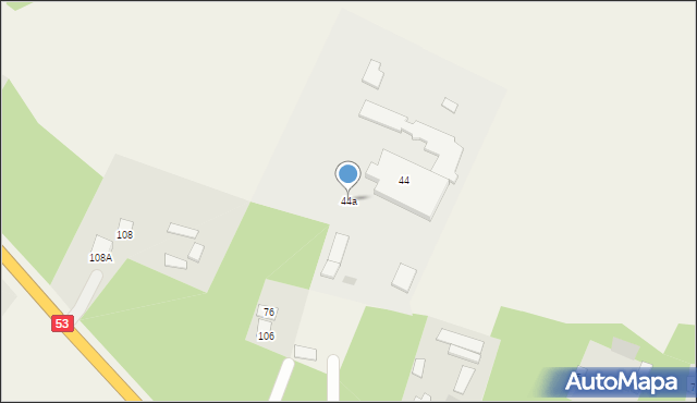 Kadzidło, Trasa Mazurska, 44a, mapa Kadzidło