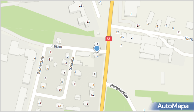 Kadzidło, Trasa Mazurska, 7, mapa Kadzidło