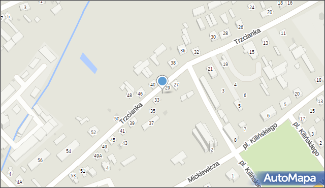 Kałuszyn, Trzcianka, 31, mapa Kałuszyn