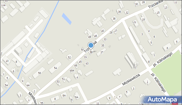 Kałuszyn, Trzcianka, 39, mapa Kałuszyn