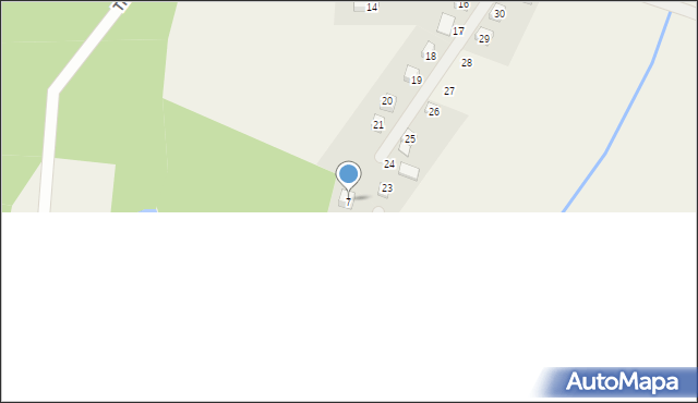 Klonowo Dolne, Trakt Leśny, 7, mapa Klonowo Dolne